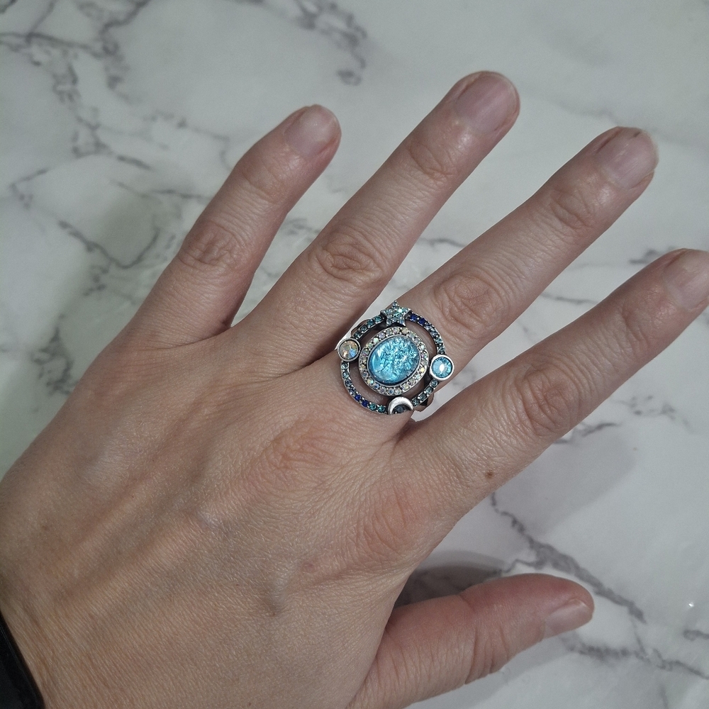 Kirks Folly Crystal Celestial Ring - Picture 4 of 11